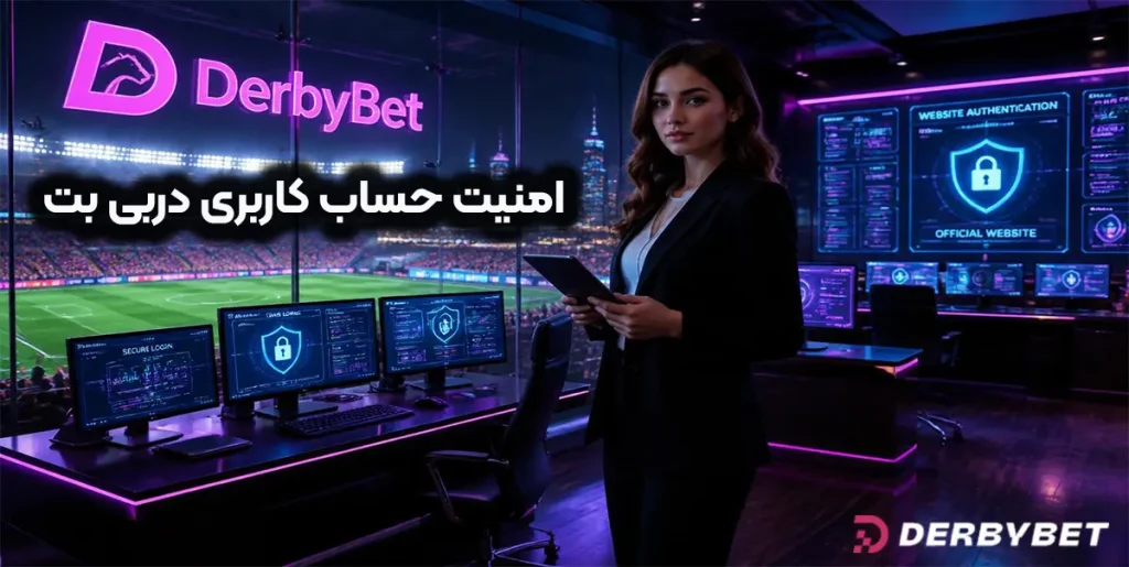 امنیت حساب کاربری در DerbyBet